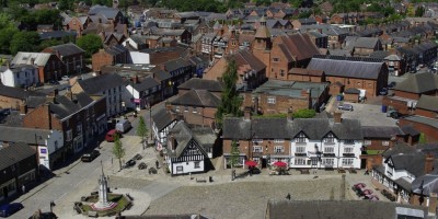Sandbach Cobbles from St Mary Towers